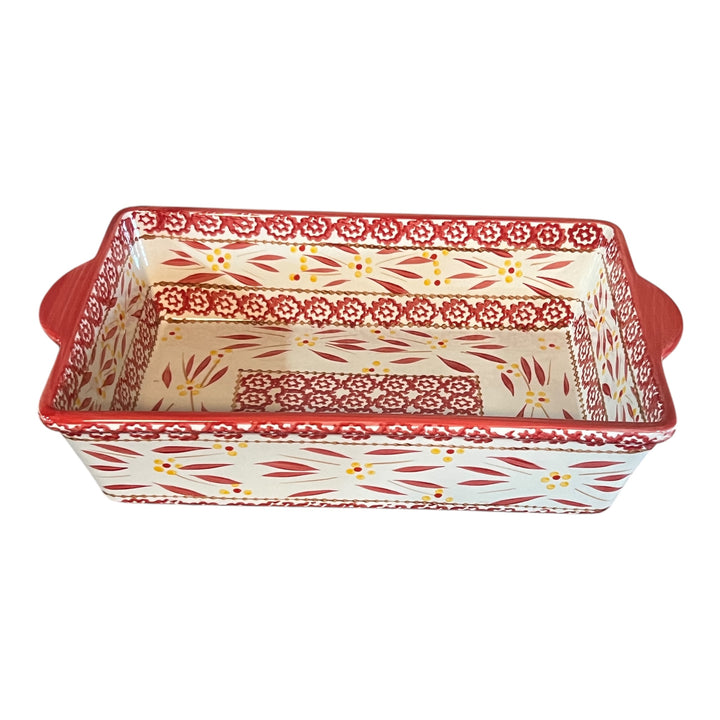Temp-tations Old World Red 11" x 7" Baker