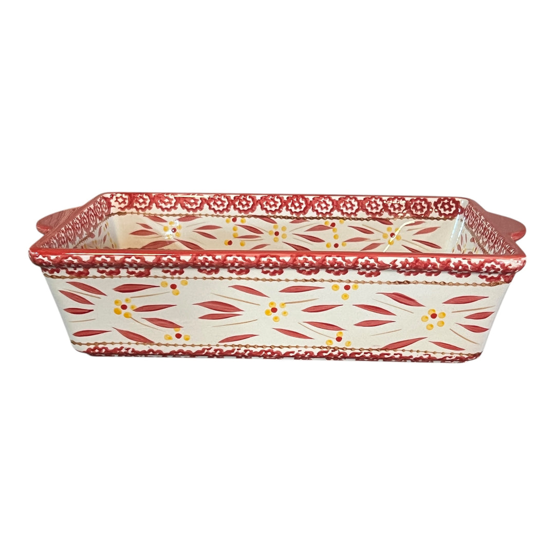 Temp-tations Old World Red 11" x 7" Baker