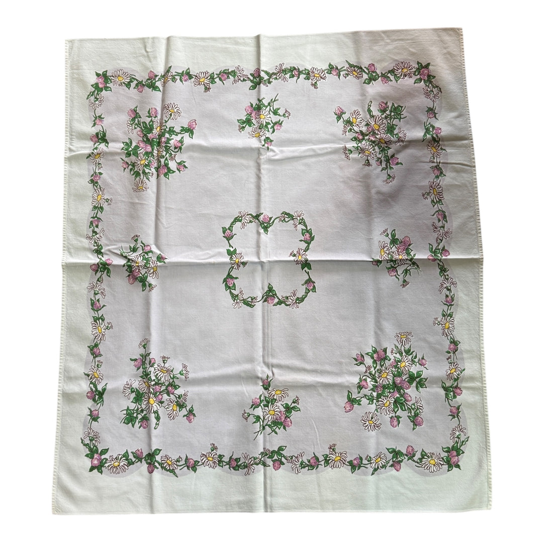 Vintage Floral Table Cover