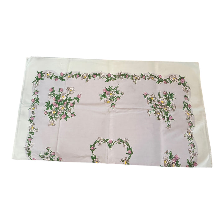 Vintage Floral Table Cover
