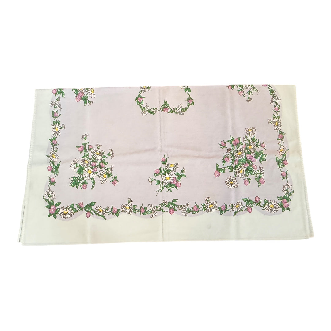Vintage Floral Table Cover
