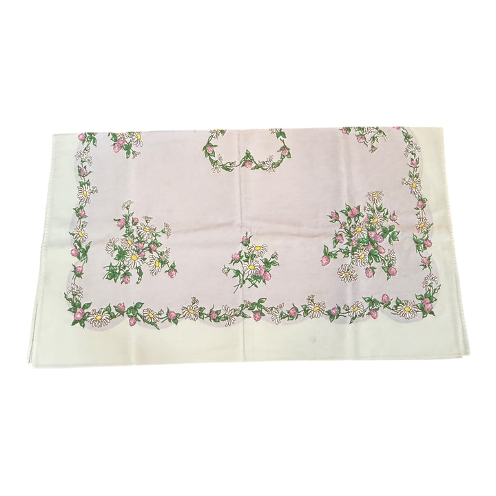 Vintage Floral Table Cover