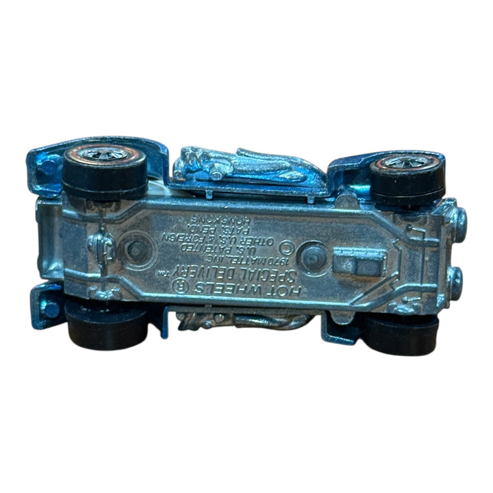 Hot Wheels Redline 1970 Special Delivery Blue White Interior