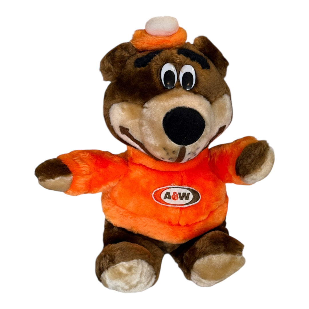 A & W Root beer Bear Plush Stuffed Animal Toy