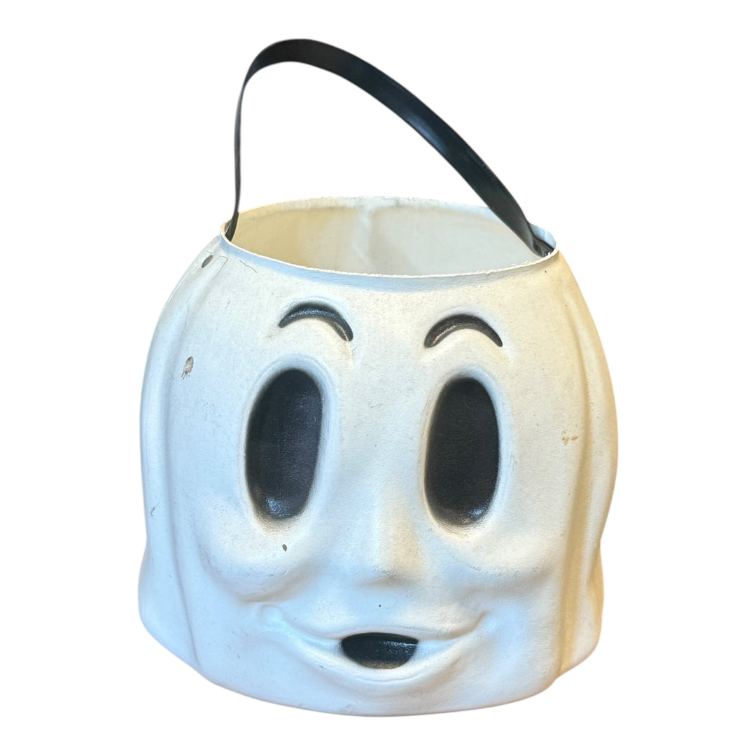 Vintage Plastic Ghost Pail 9"