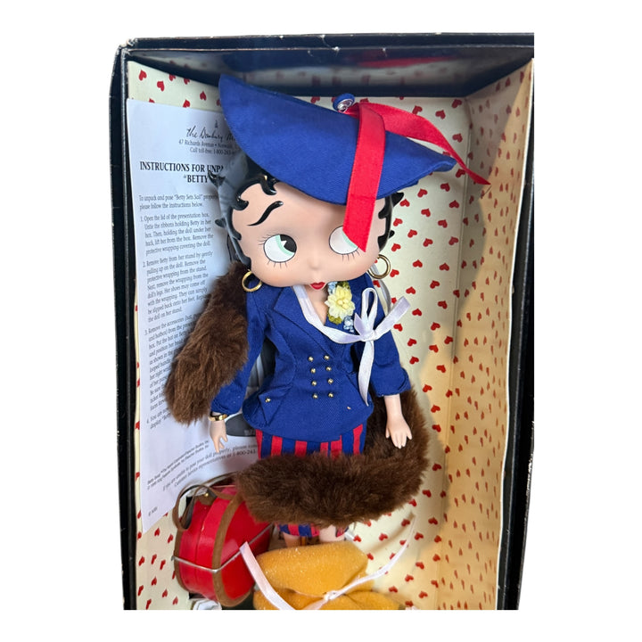 Dolls - Betty Boop Wardrobe Collection "Betty Set's Sail" Doll - Danbury Mint - W/Box