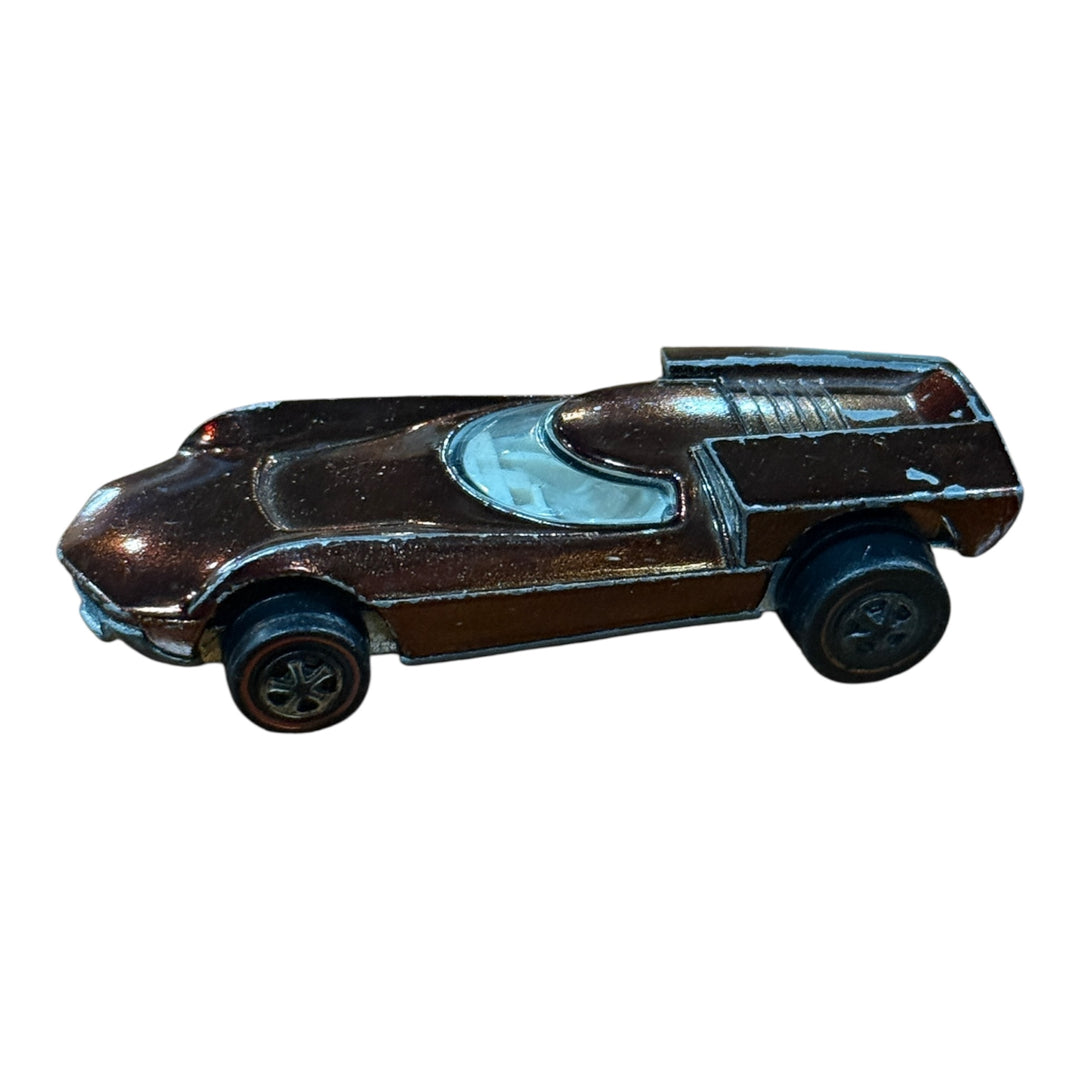 1969 Hot Wheels Redline USA Chocolate Brown Turbofire