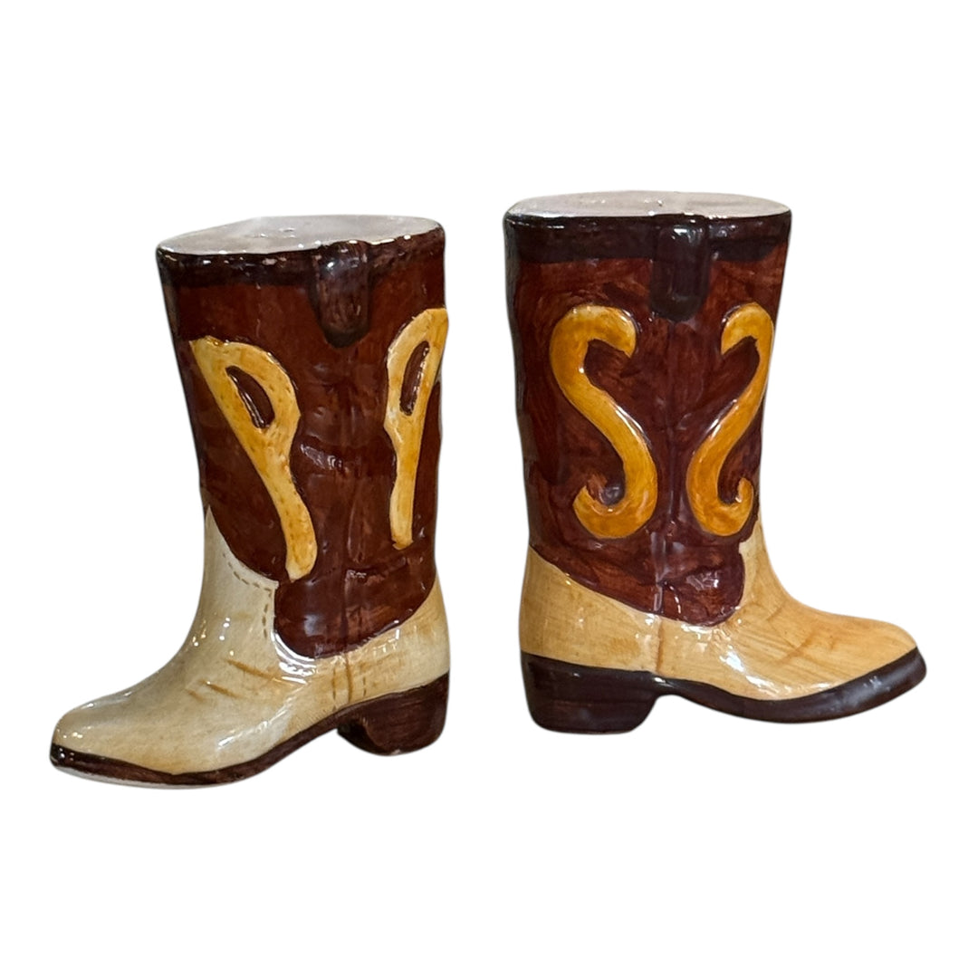 Cowboy Boot Salt and Pepper Shakers