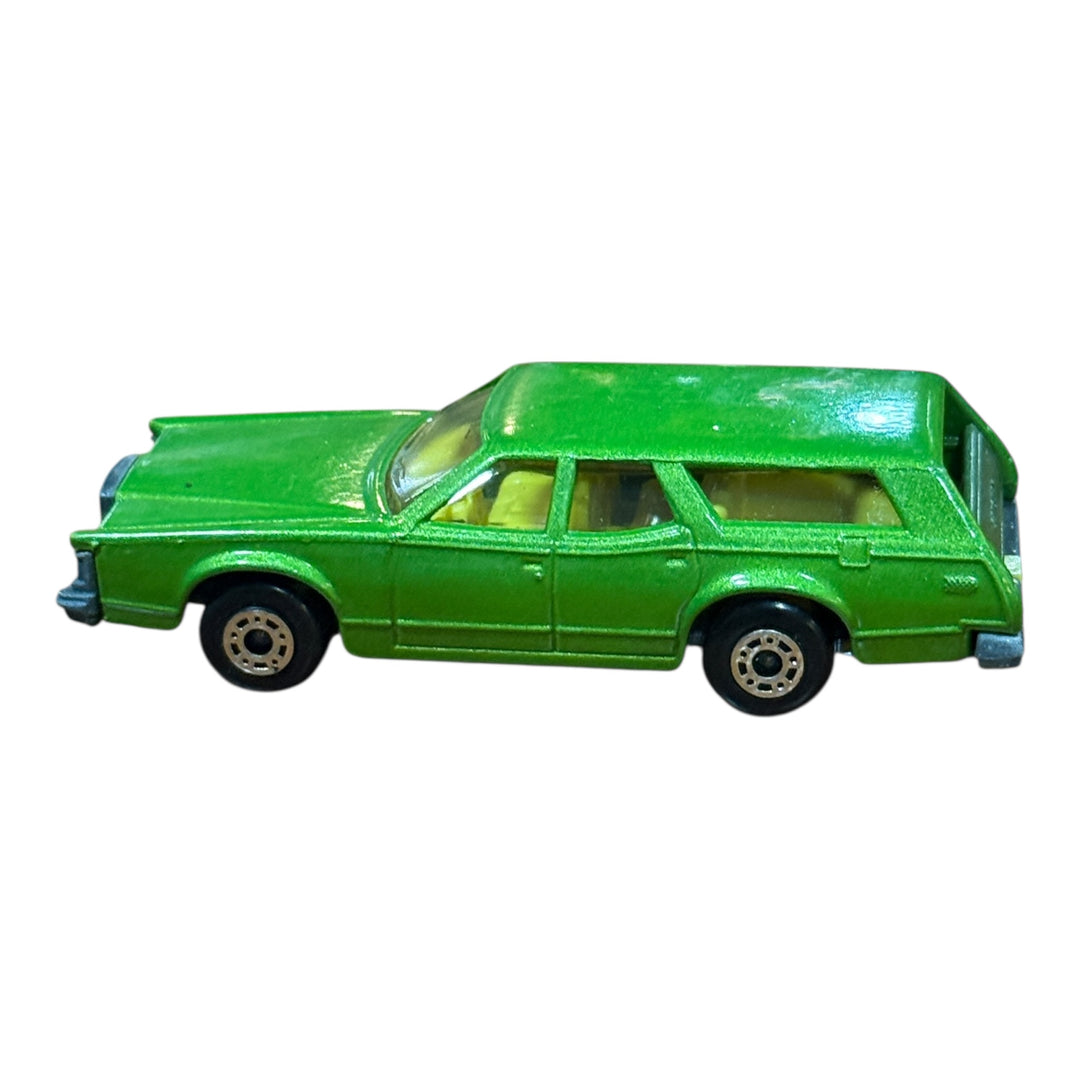 1978 Matchbox Lesney Diecast 1/64 Green Mercury Cougar Villager Wagon