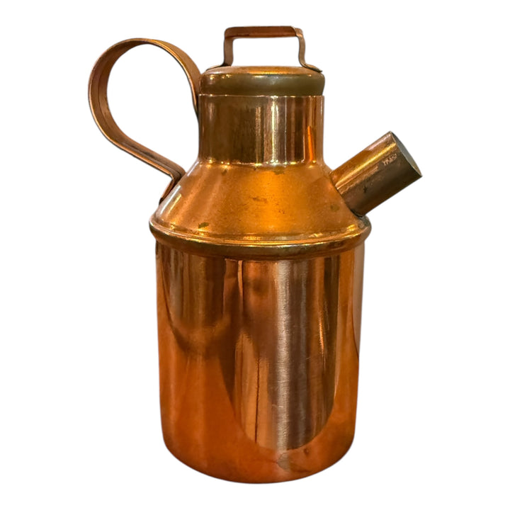 Vintage 6.5” Copper Milk Can Shaped Pitcher 14 Oz