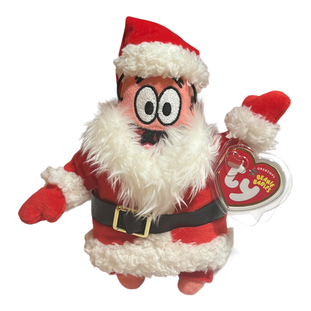 Ty Beanie Baby - Santa Patrick (Spongebob)