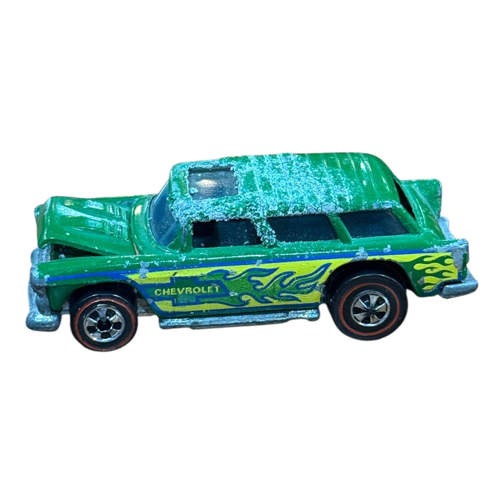 Hot Wheels Redline ALIVE 55 Green Enamel Open Hood Flying Colors