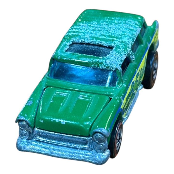 Hot Wheels Redline ALIVE 55 Green Enamel Open Hood Flying Colors
