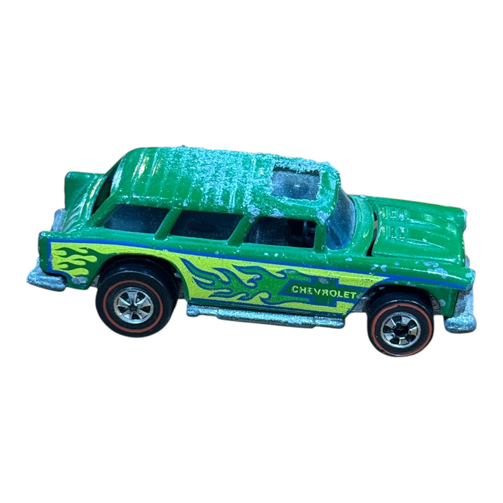 Hot Wheels Redline ALIVE 55 Green Enamel Open Hood Flying Colors