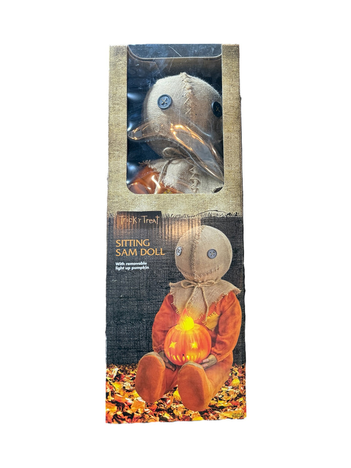 30 Inch Light-Up Sitting Sam Doll - Trick 'r Treat
