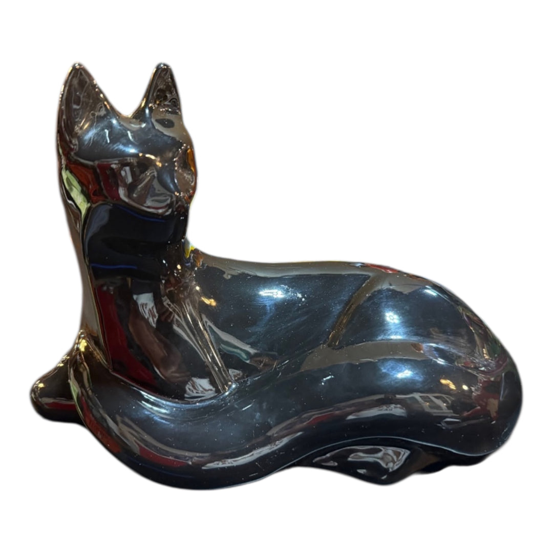 Royal Haeger Ceramic Black Cat Statue
