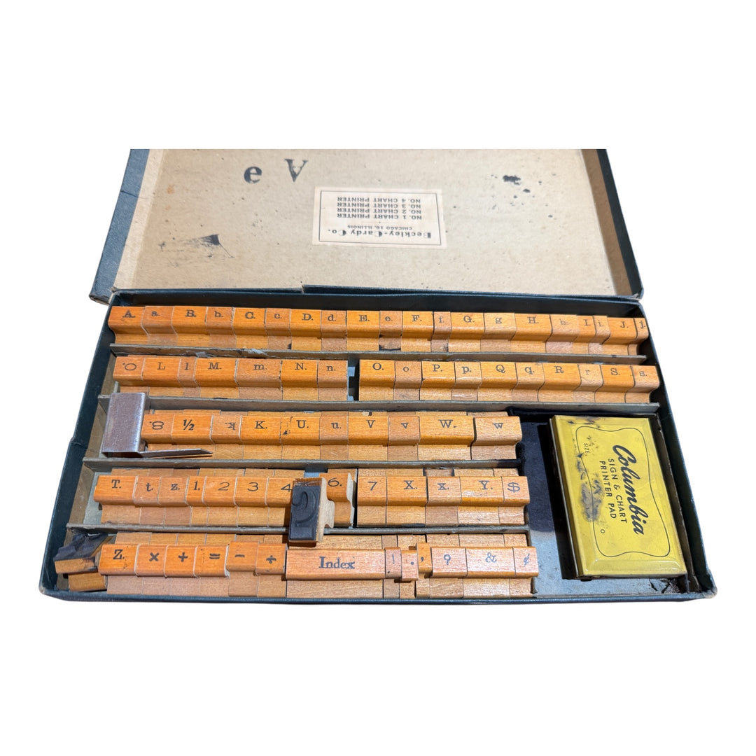 Vintage Beckley-Cardy Co Stamp Set 