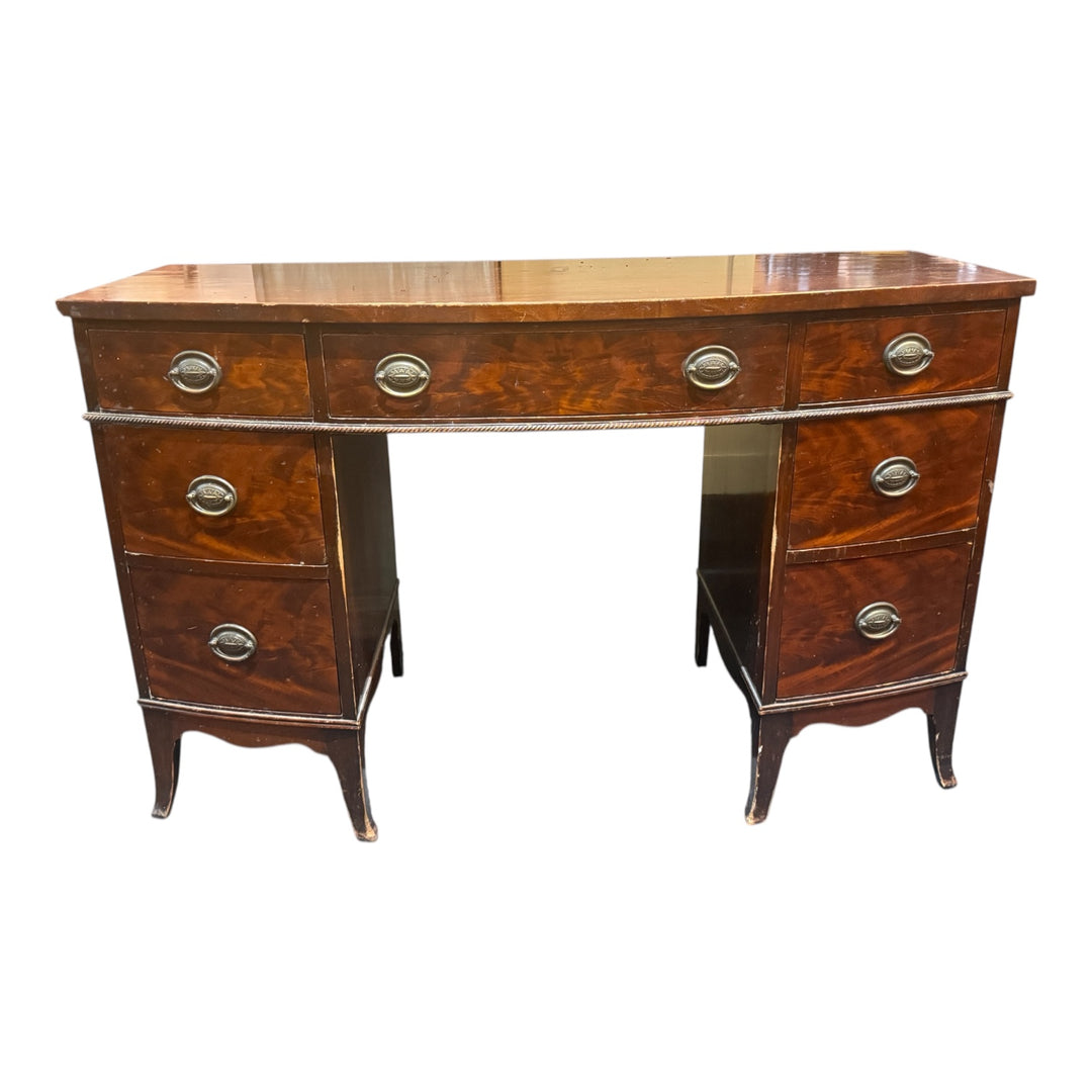 Mahogany Traditional Duncan Phyfe Style Vanity PICKUP ONLY