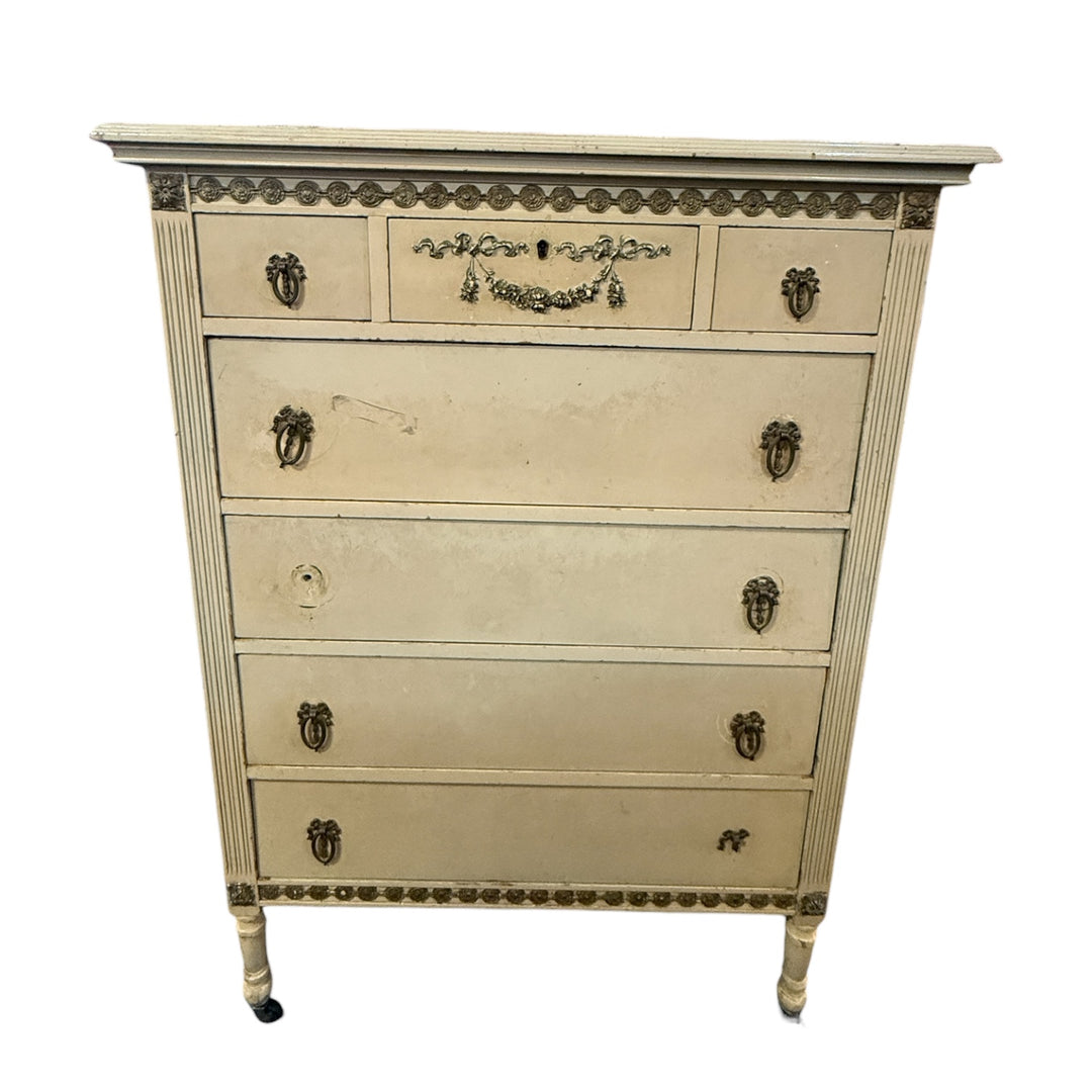 French Style Tall Dresser - PICKUP ONLY