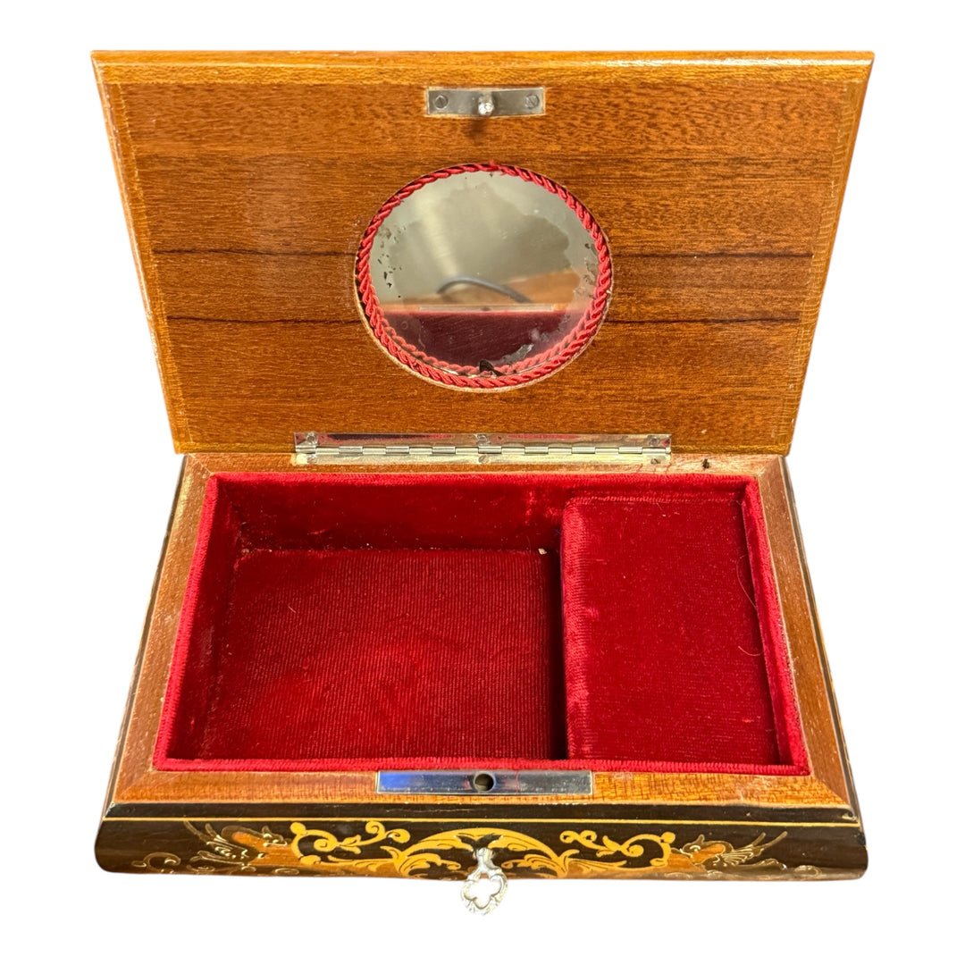 Wooden Music Box - Inlaid Wood