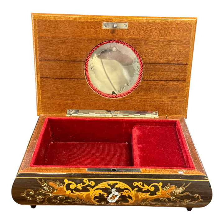 Wooden Music Box - Inlaid Wood