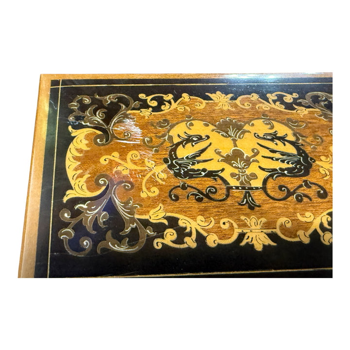 Wooden Music Box - Inlaid Wood