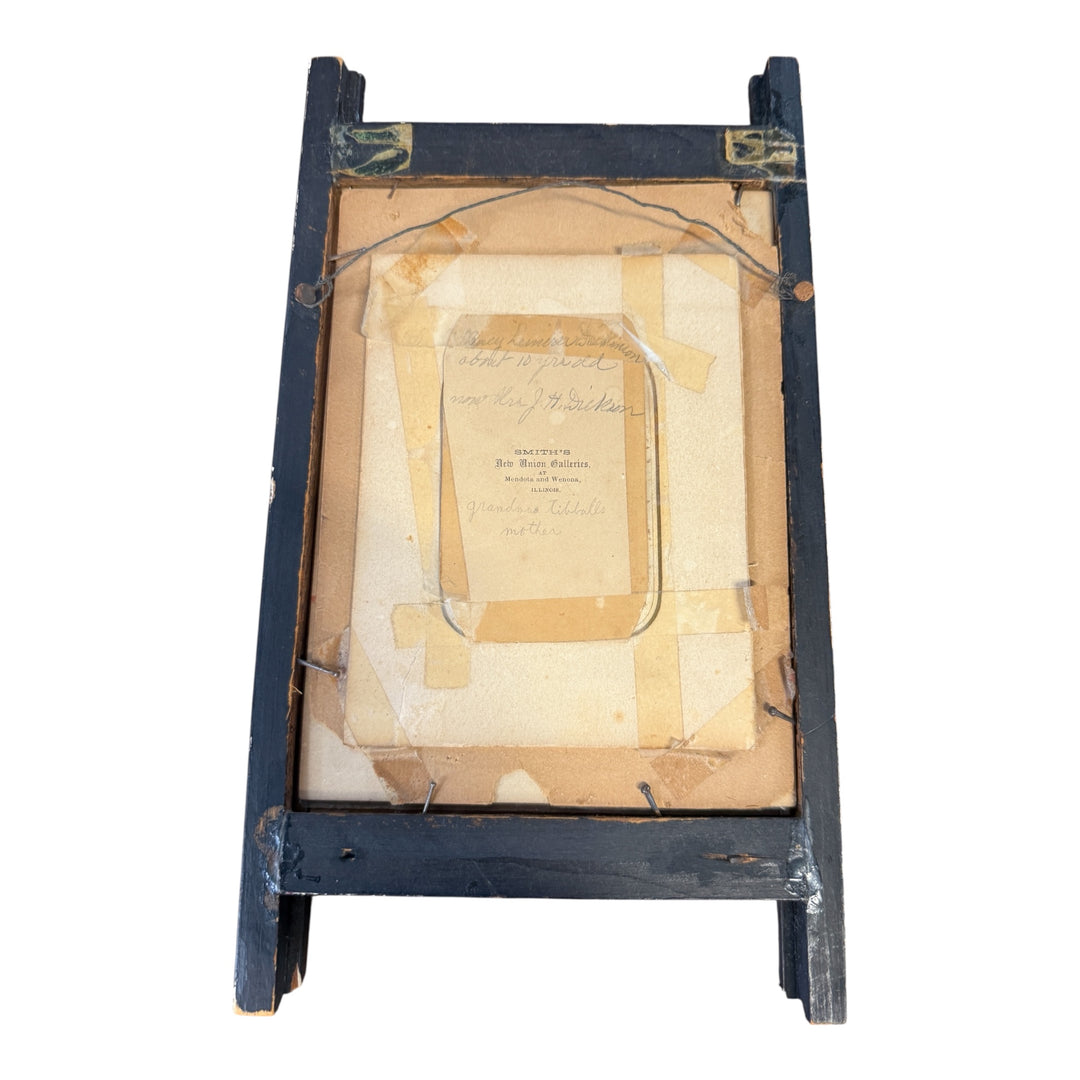 Victorian Aged Picture in Vintage Frame