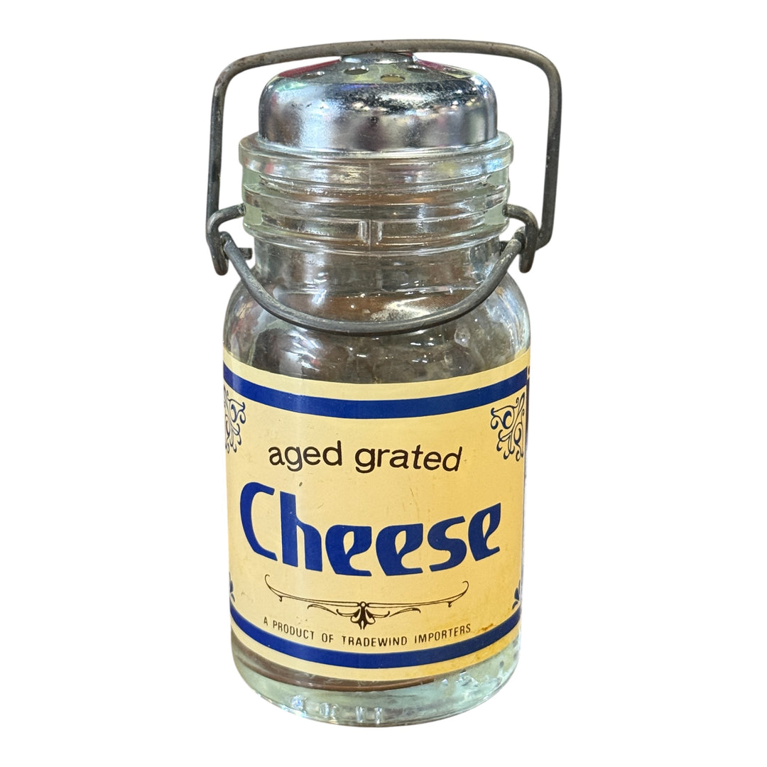 Glass Parmesan Cheese Jar