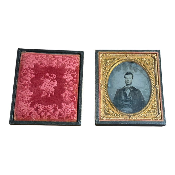 Antique Ambrotype / Tin Type Photograph