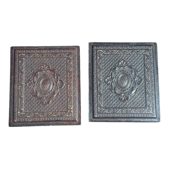 Antique Ambrotype / Tin Type Photograph Couple