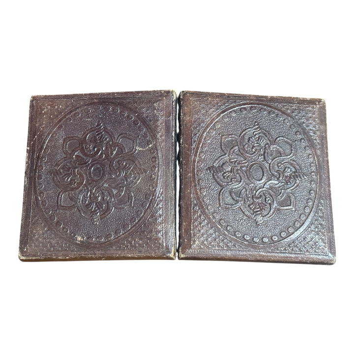 Antique Ambrotype / Tin Type Photograph Couple