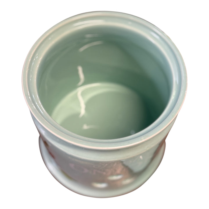 The Pioneer Woman Onion Keeper Stoneware Home Kitchen Canister Jar Floral