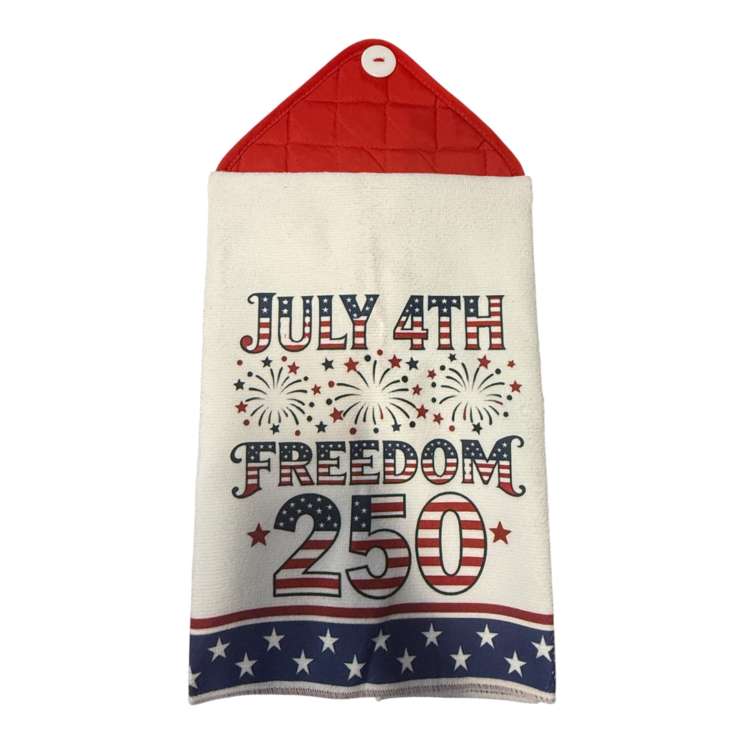 4th of July Hanging Towels by Ethel -250 Year