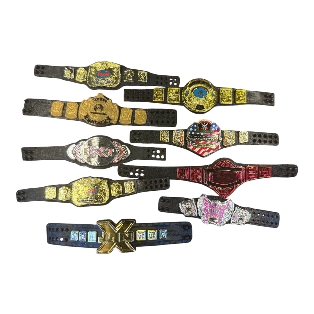 WWE Action Figure Belt Lot