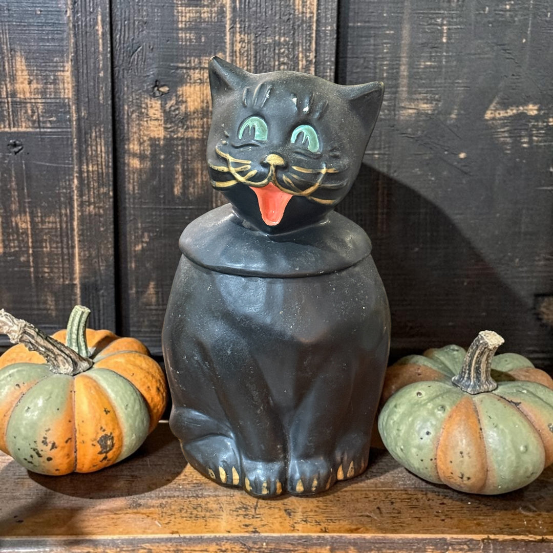 Vintage 1960s McCoy Coalby Black Cat 