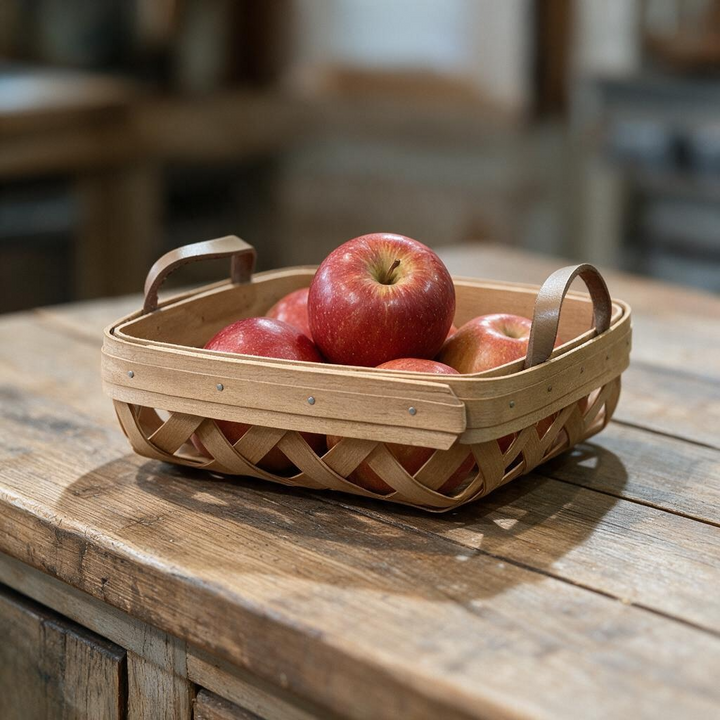Wooden Lattice Tobacco Basket by Workshops (Gerald Henn)