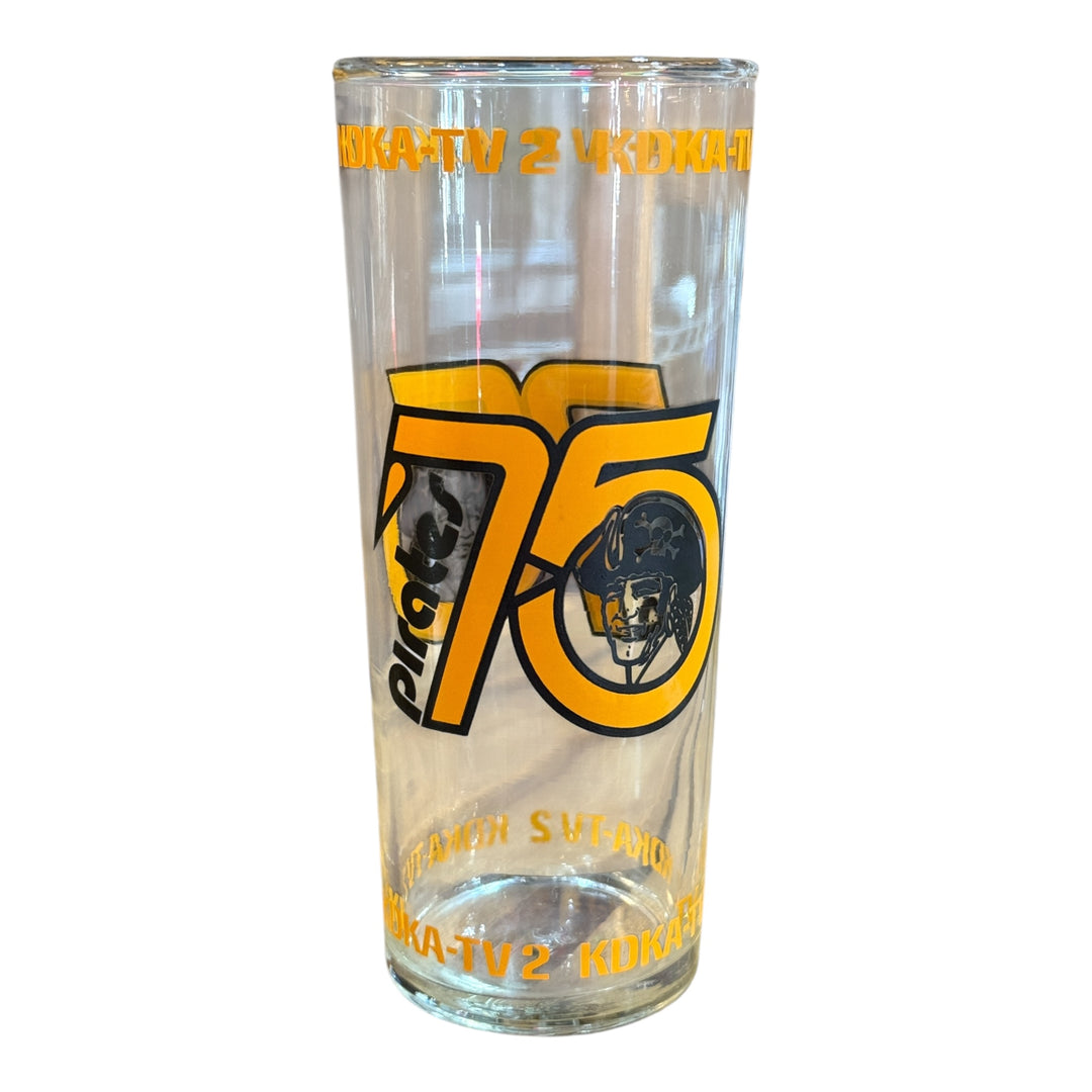 KDKA Pittsburgh Pirates 75 Dirinking Glass