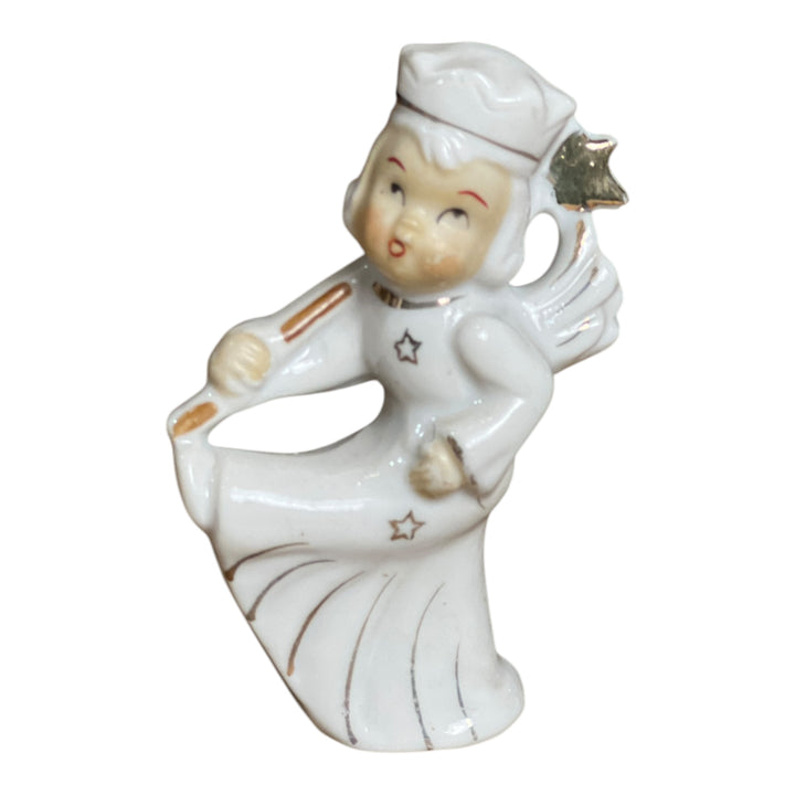 Ceramic Angel Marching Boy