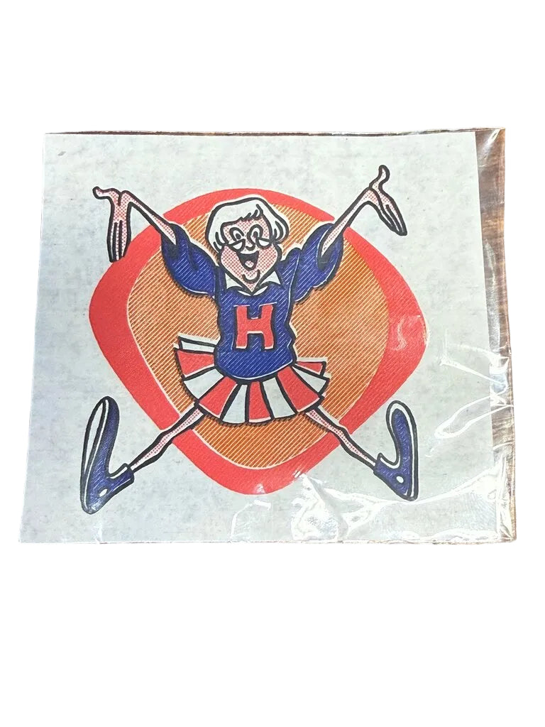 Vtg 1970s Harlem Globetrotters Cartoon Transfer