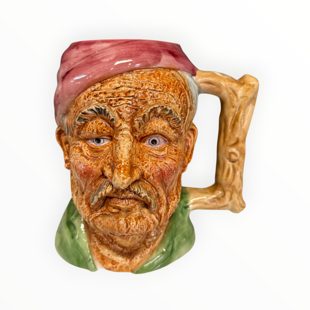 Ceramic Mug with Old Man Face Design