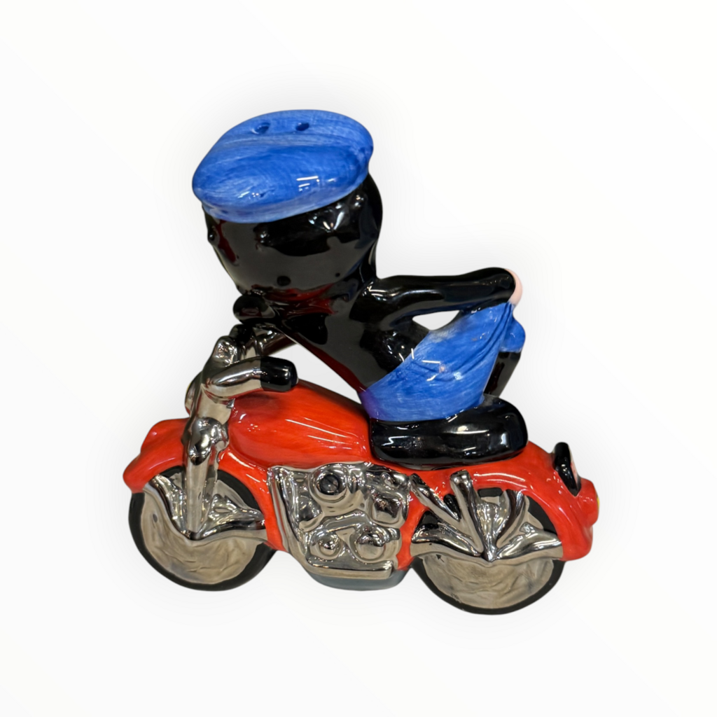 Betty Boop Motorcycle Salt &amp; Pepper Shaker
