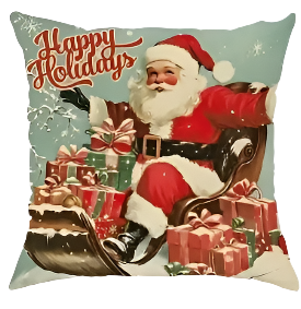 Christmas Pillow - Happy Holidays