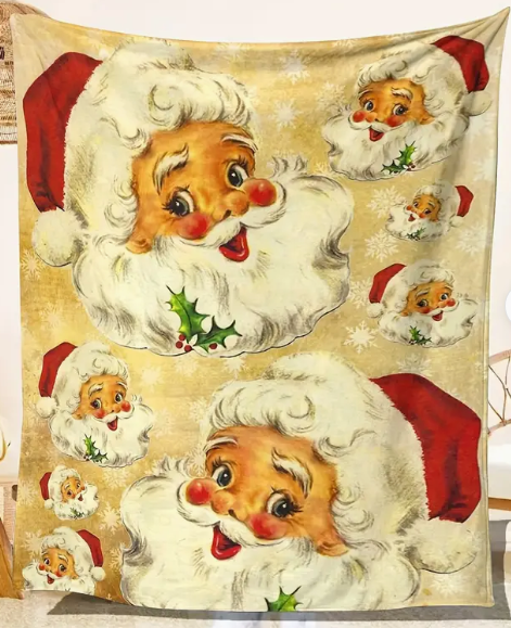 Santa Throw Blanket