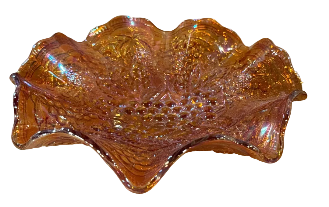 Fenton Imperial Ruffled Glass Bowl