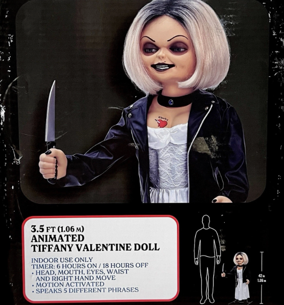 Chucky’s Bride Animated Tiffany Valentine Doll 3.5 Ft Tall