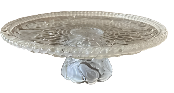 Gorham Cake Stand Crystal Spring Traditions Country Terrace