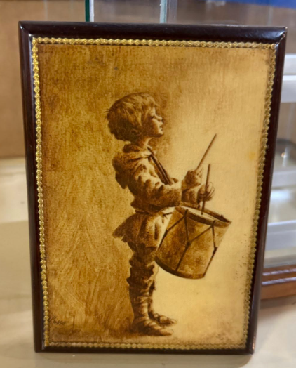 Wooden Picture  Drummer Boy