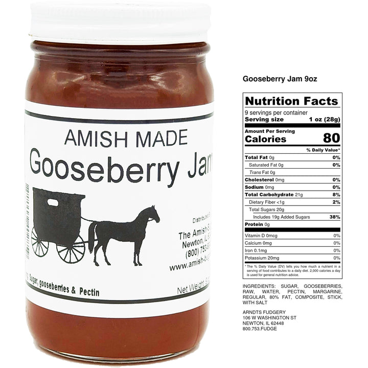 Amish made Jam and Jellies - 8 oz.: Tripleberry