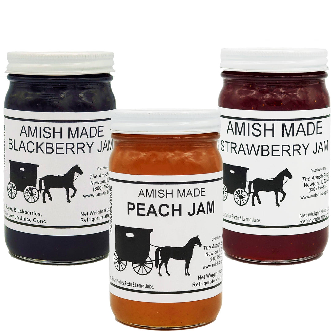 Amish made Jam and Jellies - 8 oz.: Jalapeno Blackberry