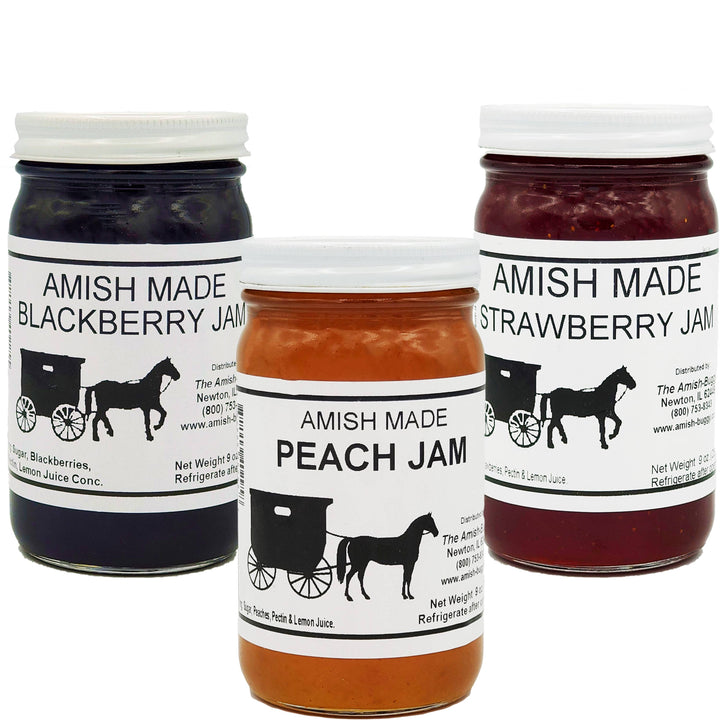 Amish made Jam and Jellies - 8 oz.: Jalapeno Raspberry